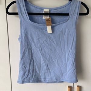 PINK Victoria's Secret Light‎ Blue Sleepwear Top. New with tags  size XL